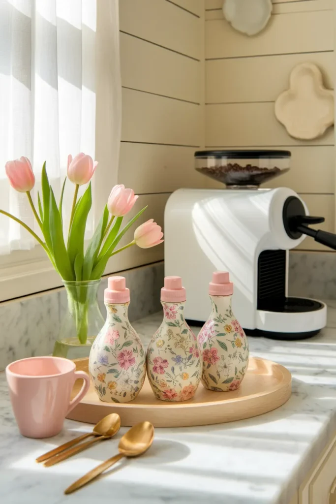 Floral Syrup Station