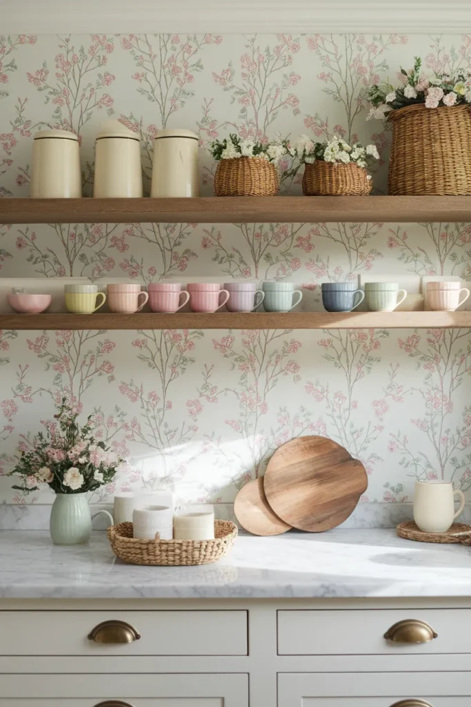 Floral Wallpaper Panel