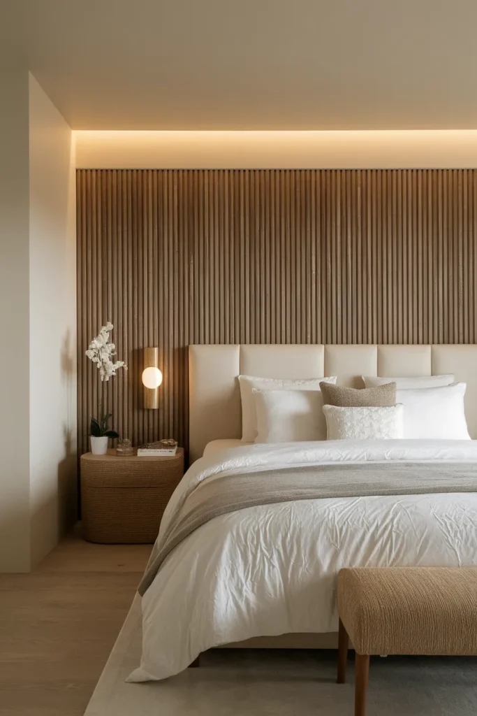 Fluted Wood Accent