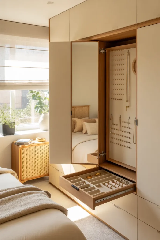  Fold-Out Wardrobe Mirror