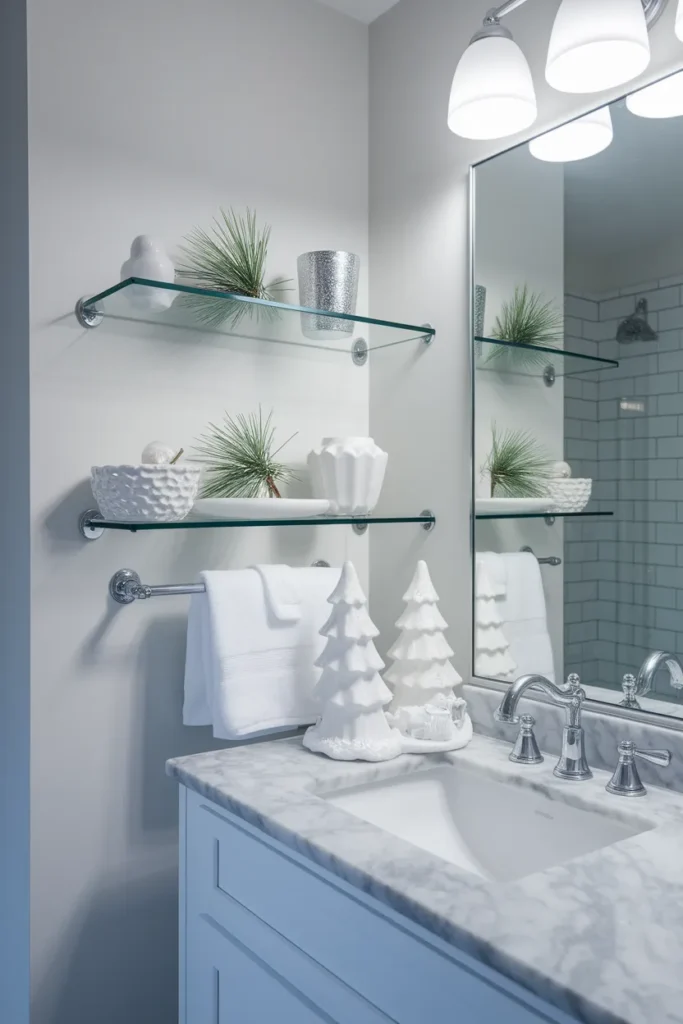 Frosted Glass Shelves