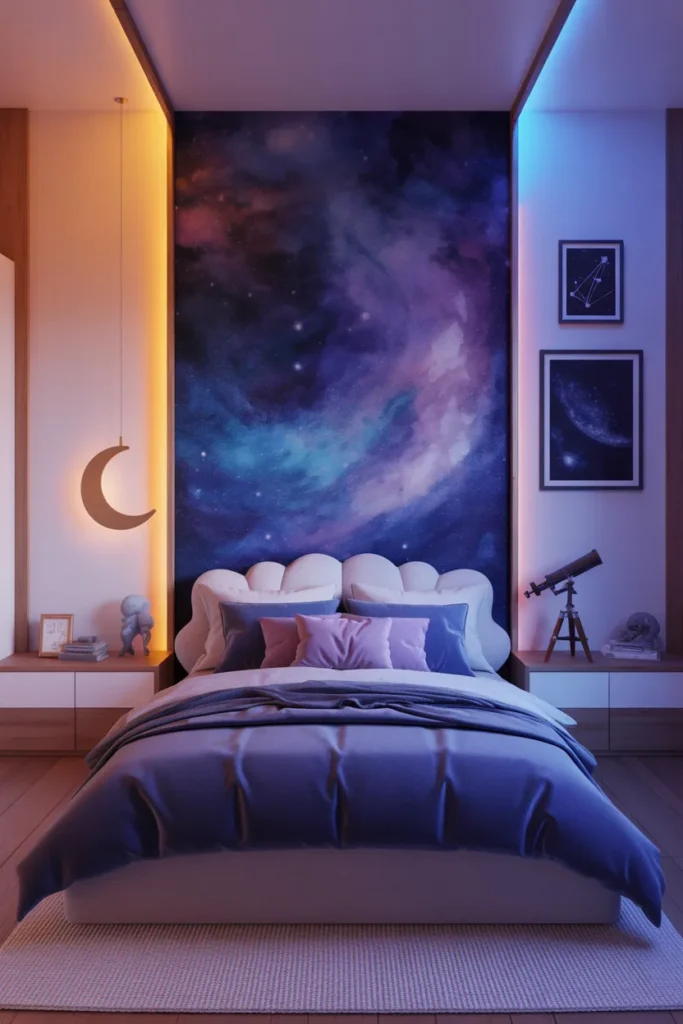Galaxy Glow Wall