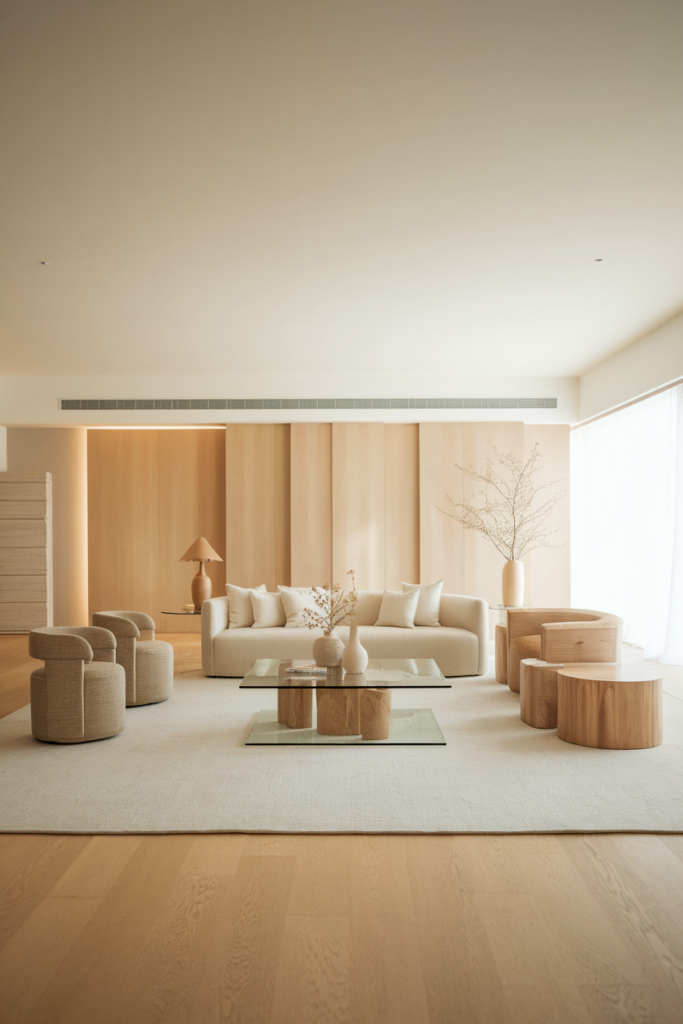 Glass And Wood Mix