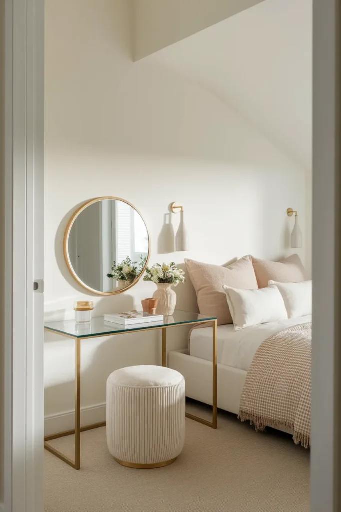 Glass Top Vanity