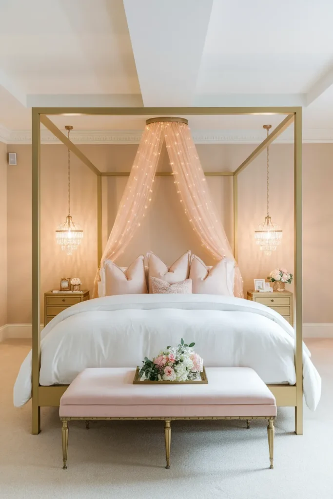 Gold Frame Canopy