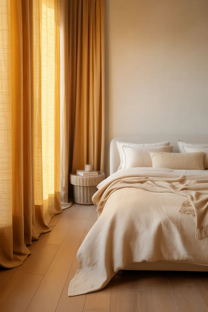 Golden Curtain Layers
