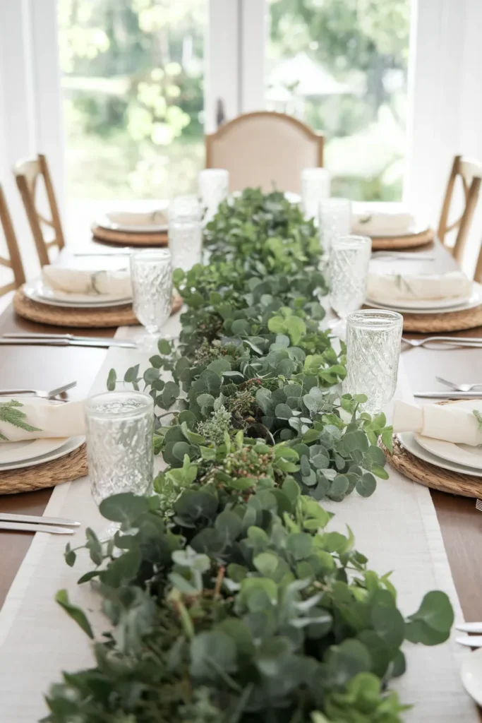 Greenery Table Runner