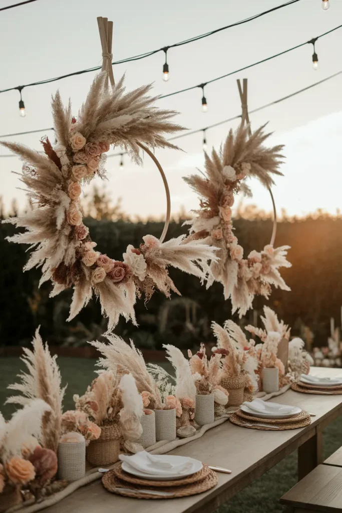 Hanging Floral Hoops