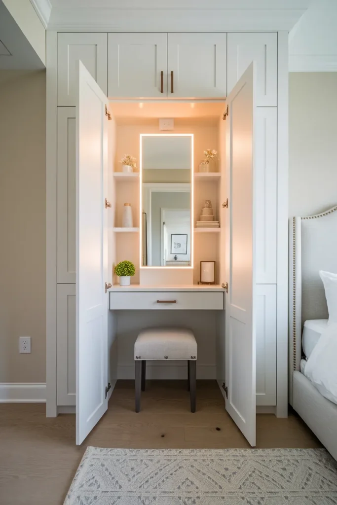 Hidden Cabinet Vanity