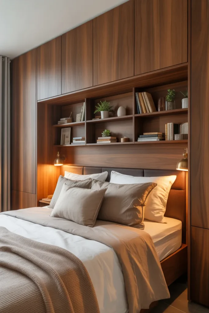 Hidden Headboard Hub