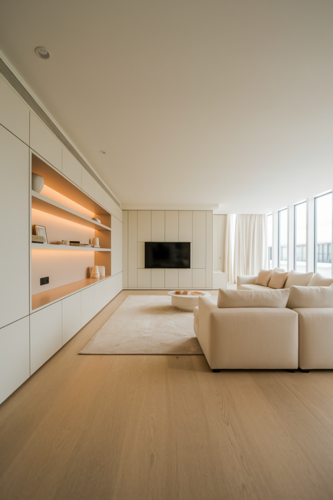 Hidden Storage Wall