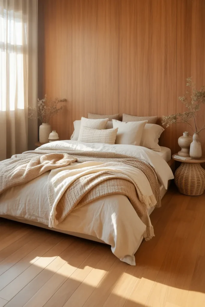 Honey Wood Paneling