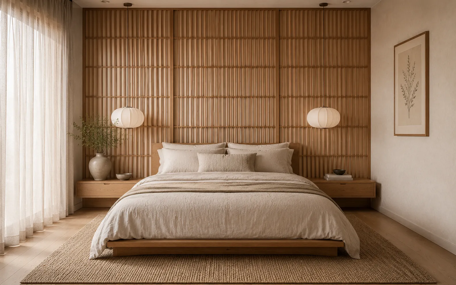 japandi small bedroom