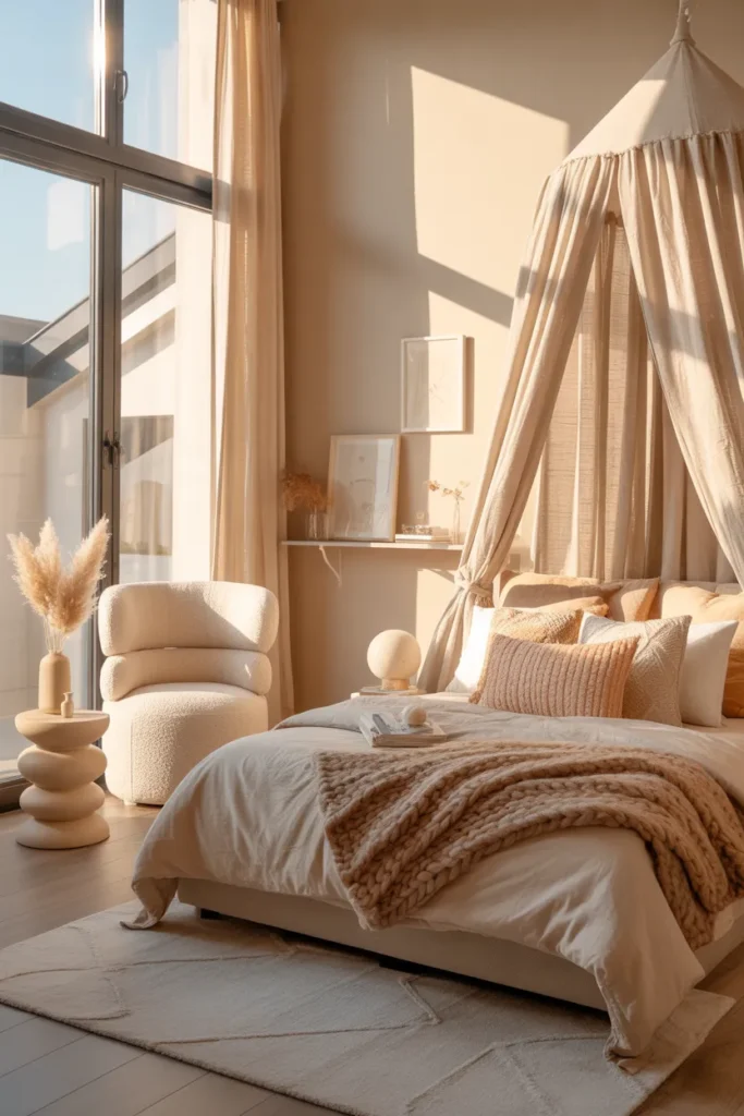 Layered Canopy Bed