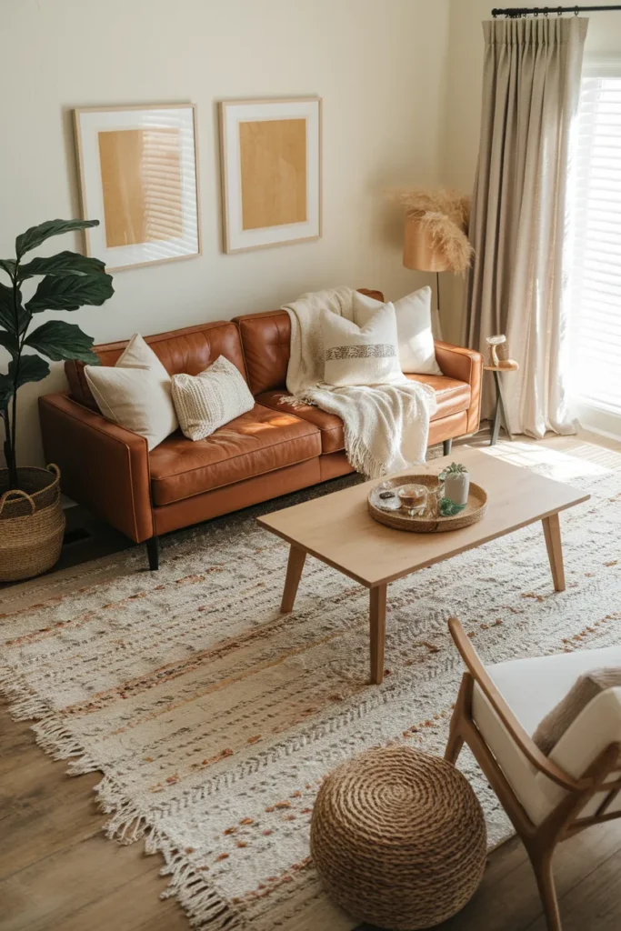 Layered Neutral Rugs