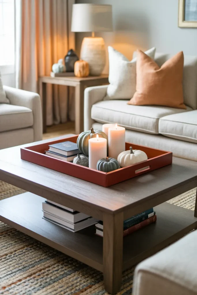 Leather Accent Trays