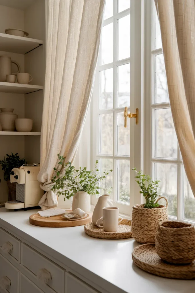 Linen Curtain Nook