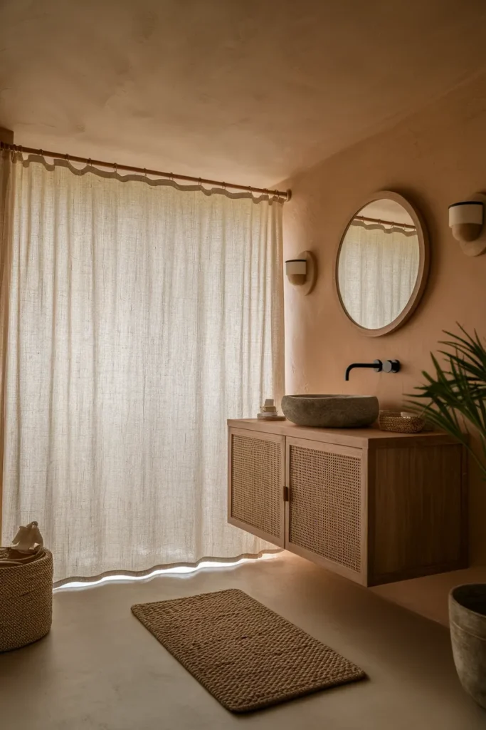 Linen Shower Curtain