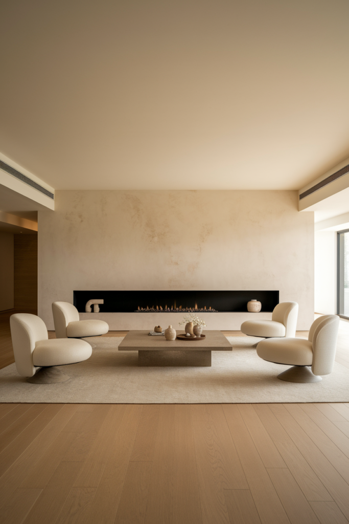 Minimal Fireplace Wall