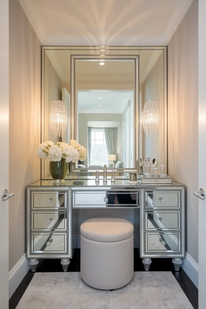 Mirrored Drawer Vanity