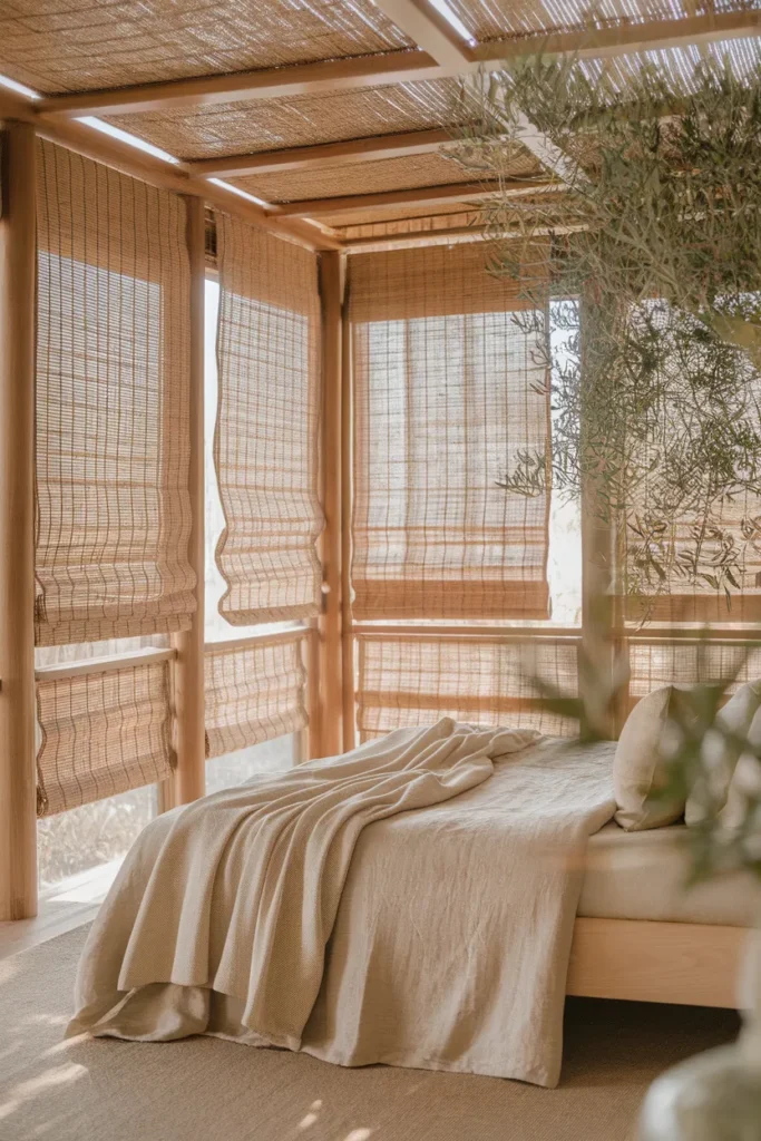 Natural Bamboo Shades