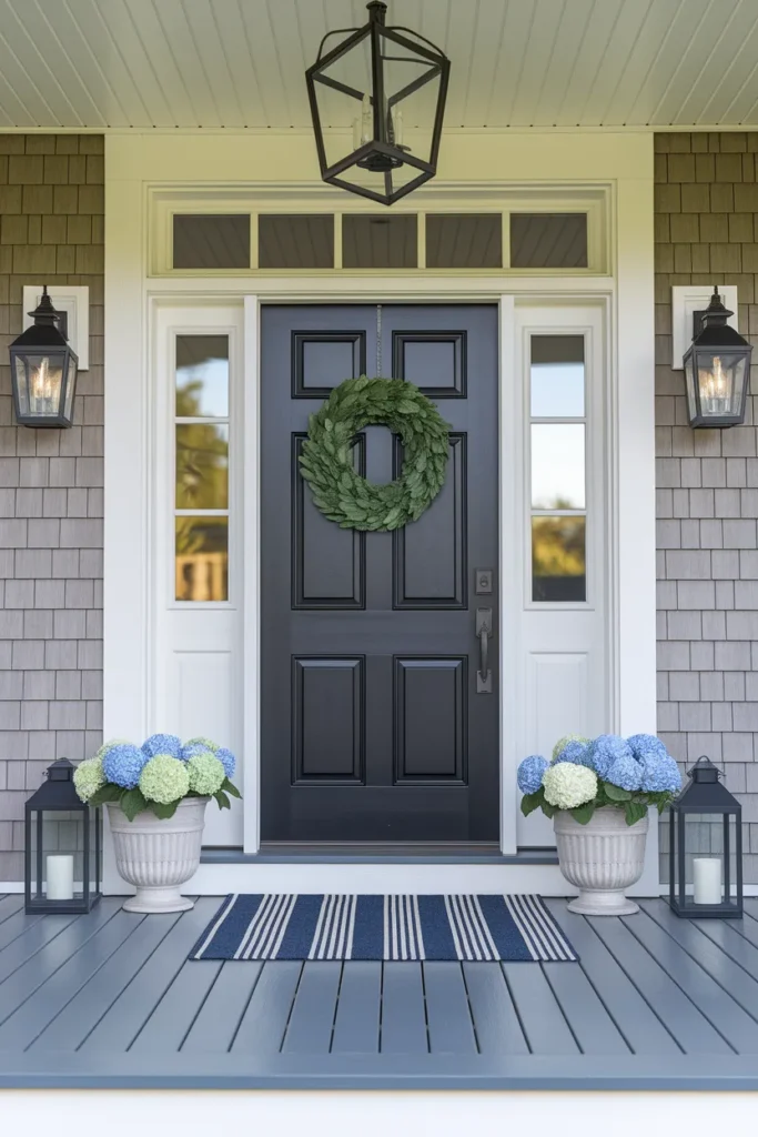 Navy Door Accent