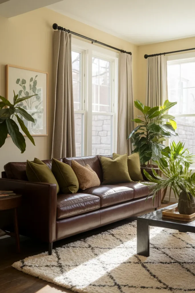 Olive Green Accents