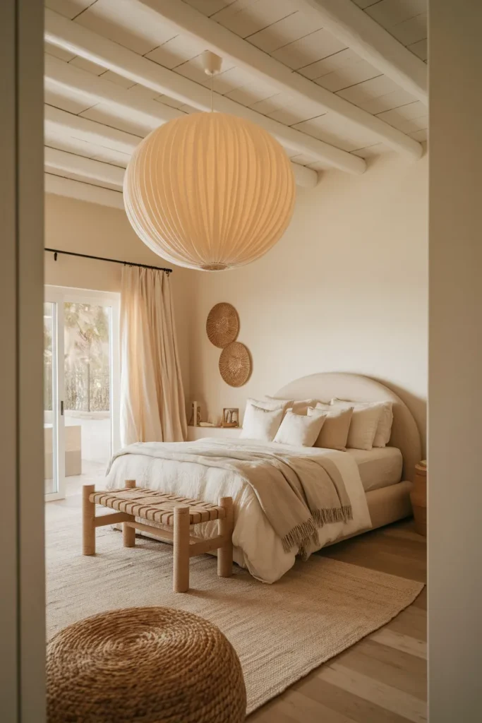 Oversized Fabric Pendant