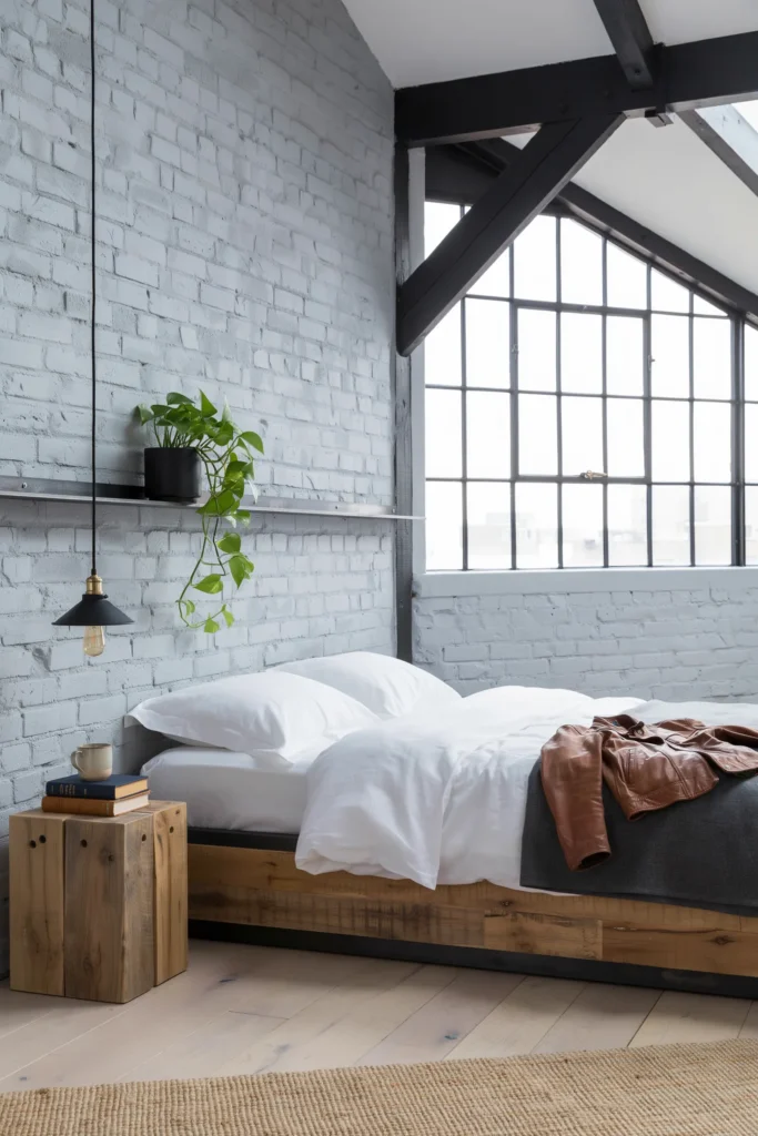 Painted Brick Feature