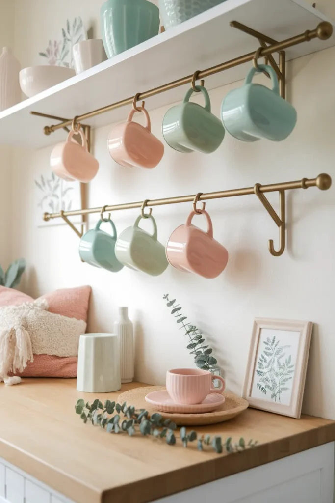 Pastel Cup Hooks