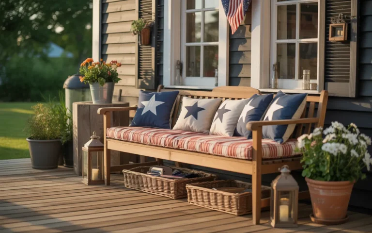 Patriotic porch