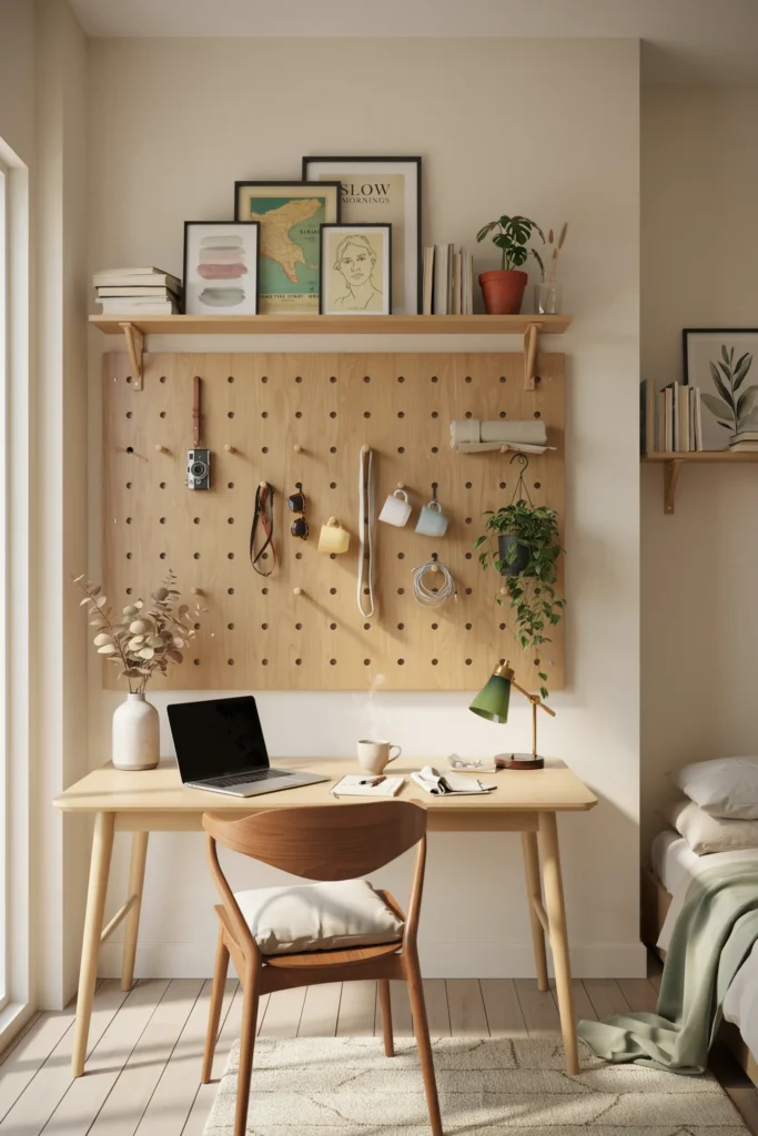 Pegboard Display Wall