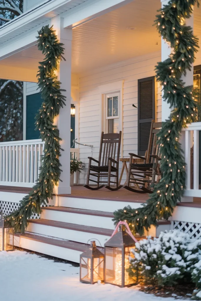 Pine Garland Railings