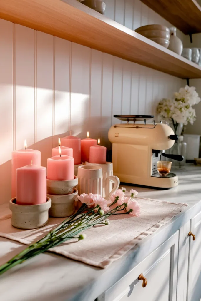Pink Candle Pairing