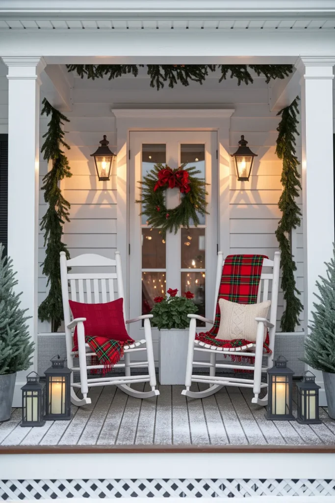 Plaid Rocking Chairs