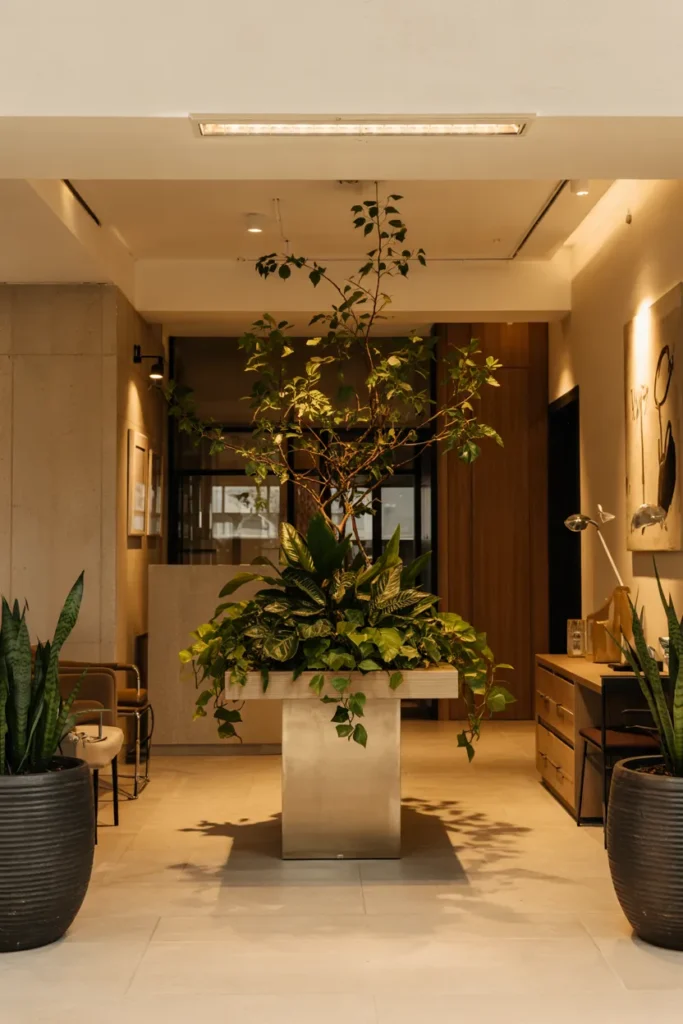 Reception Table Greenery