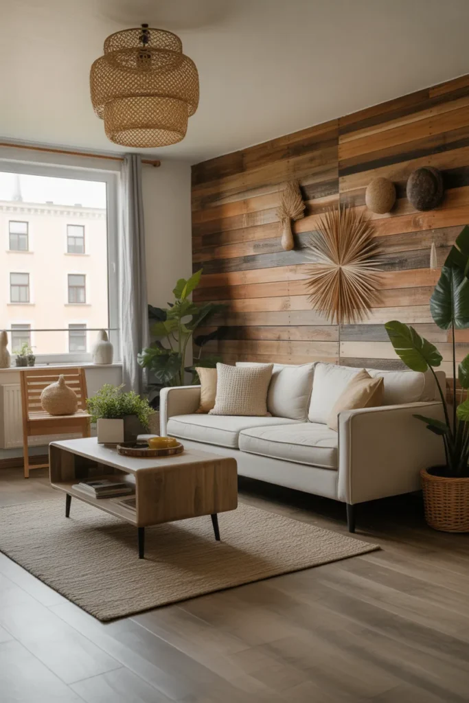 Reclaimed Wood Feature