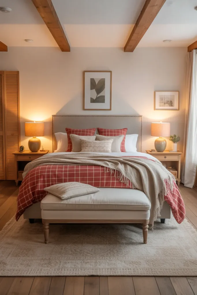 Red Plaid Textiles