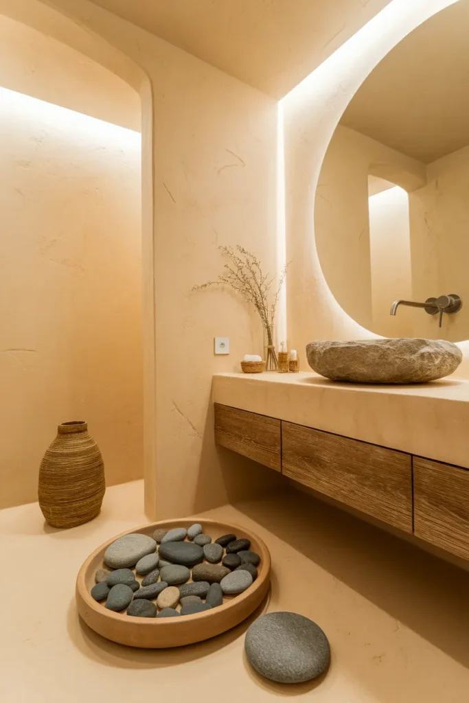 River Stone Decor