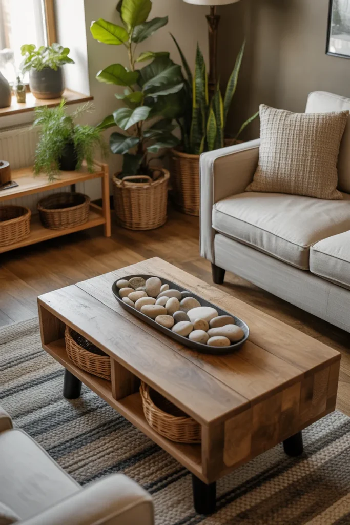 River Stone Display