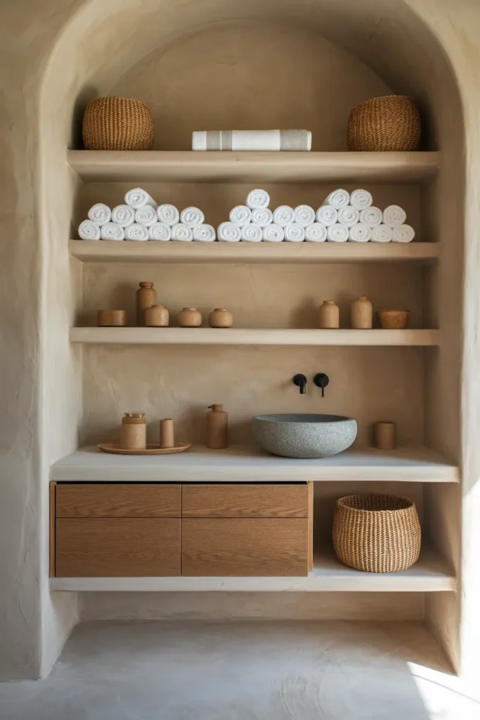 Rolled Towel Display