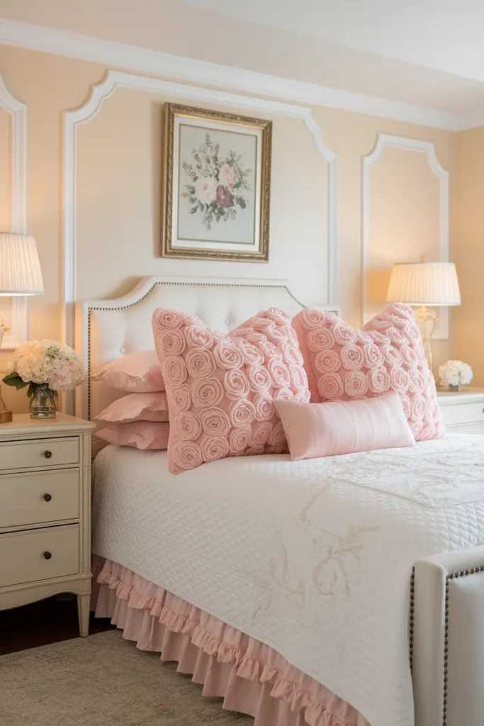 Rosette Pillow Display