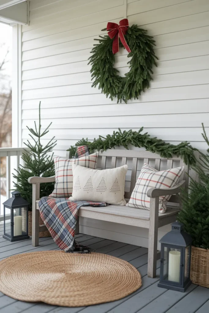 Rustic Bench Styling