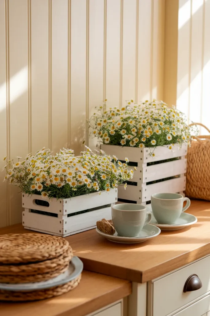 Rustic Flower Crates