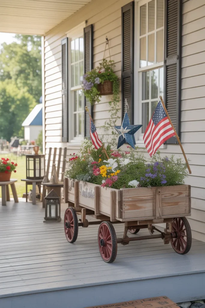 Rustic Wagon Accent