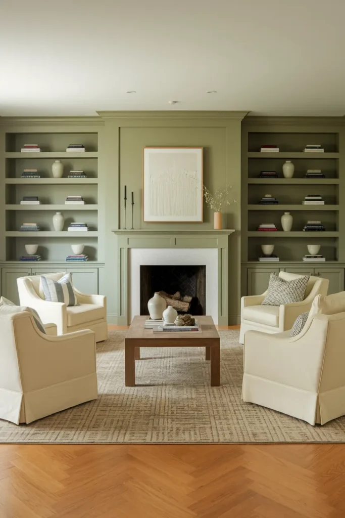 Sage Built-In Shelving