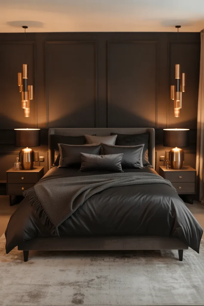Satin Black Bedding