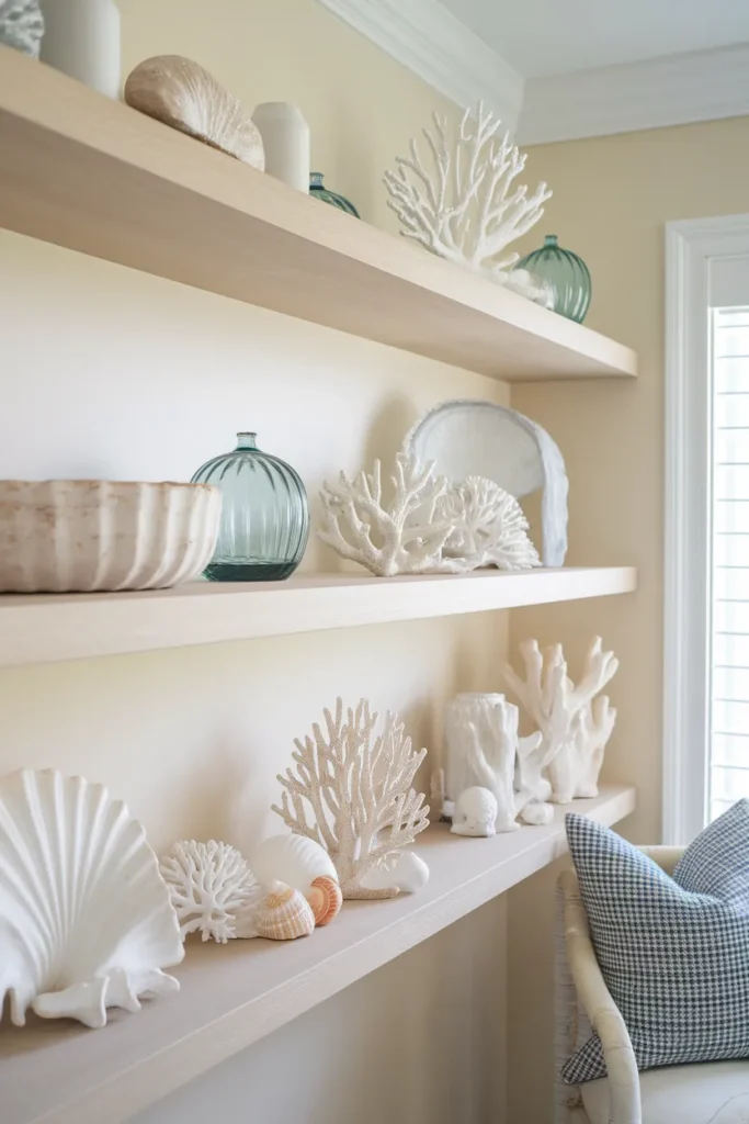  Seashell Shelf Decor