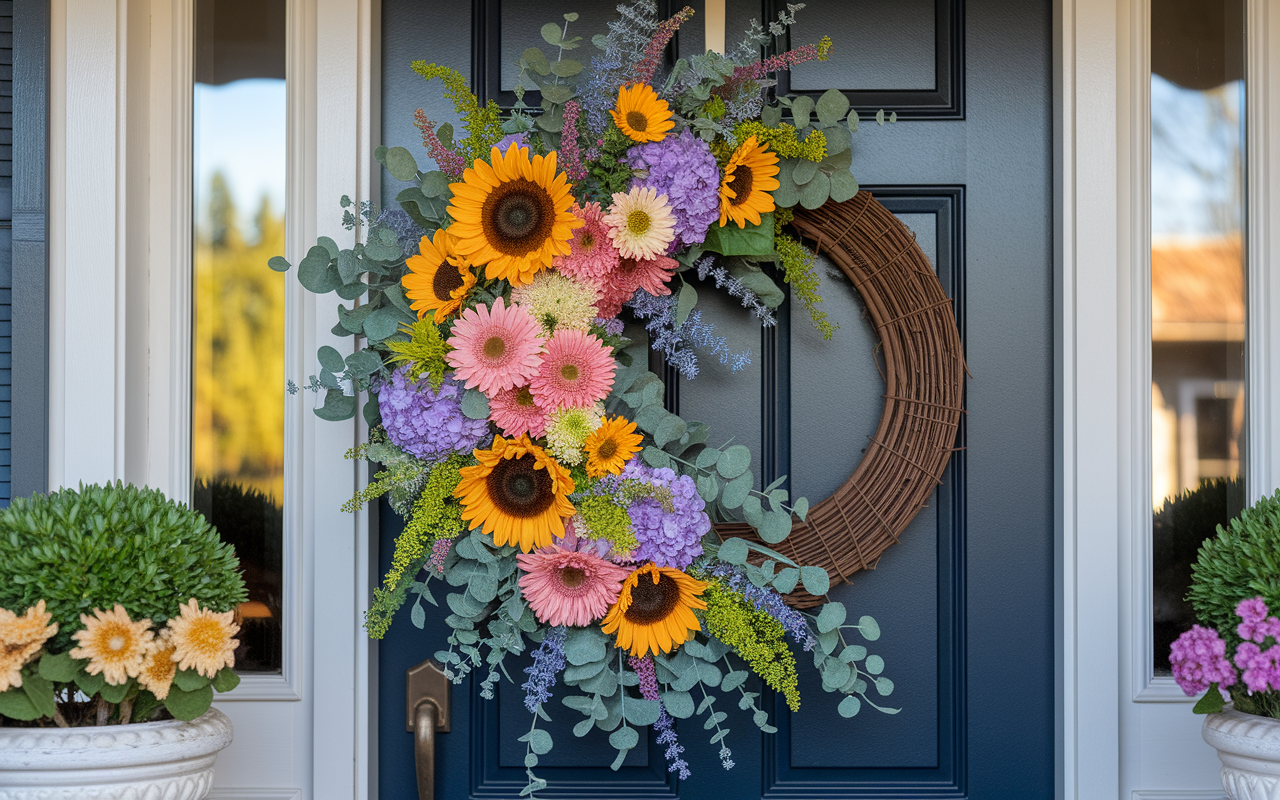 Summer Wreaths for Front Door