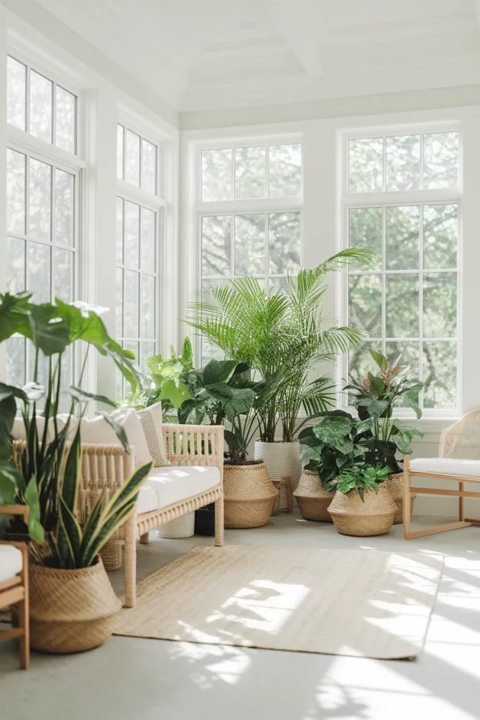 Sunroom Plant Clusters